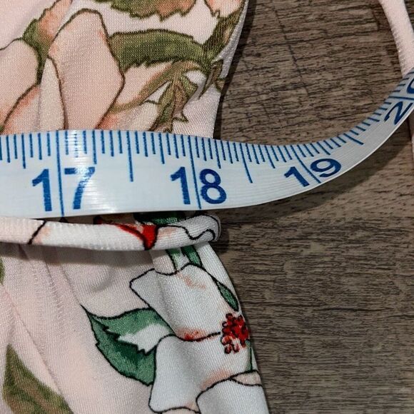 London Times Womens Floral Elastic Waistband Jumpsuit Dress Multicolor Size 6 NW - Picture 10 of 12